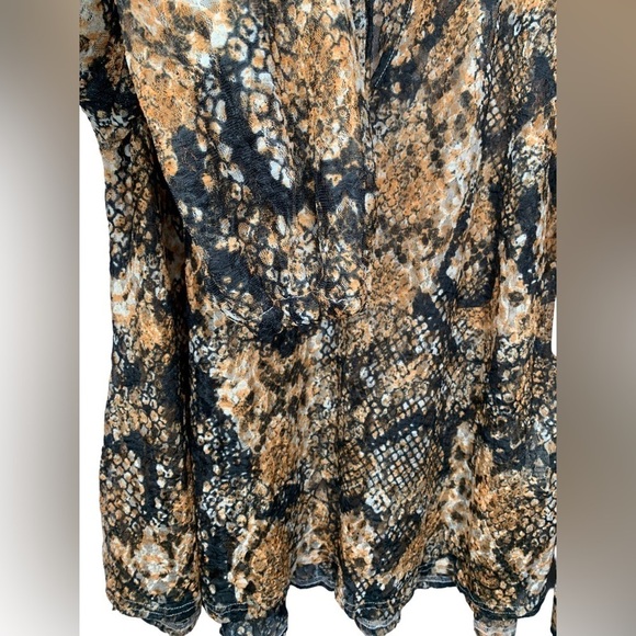 NWT Free People Out For The Night Top in Snake Combo Size Small - Picture 8 of 12